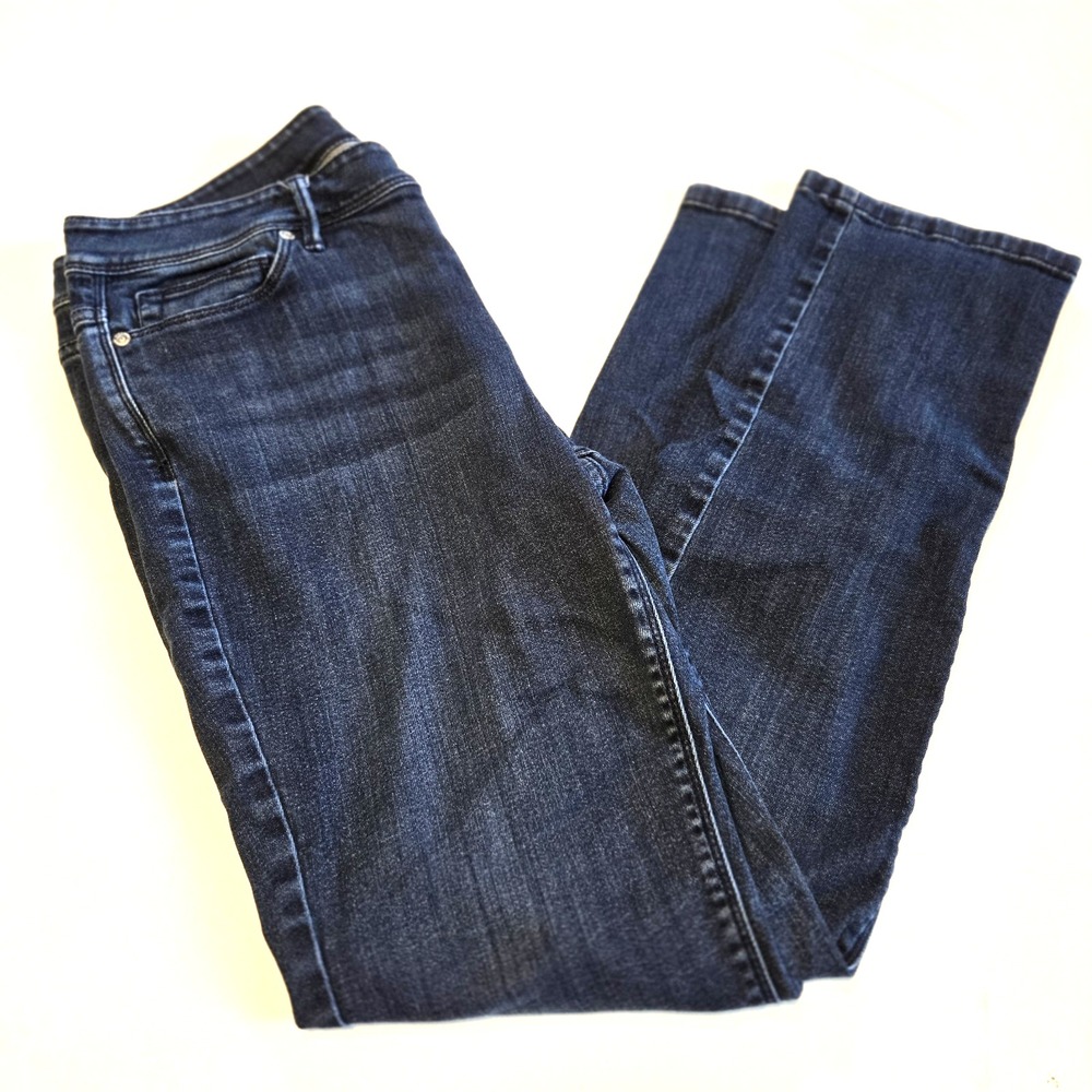 J. Jill Blue Denim Authentic Fit Slim Leg Womens Jeans Size 10
